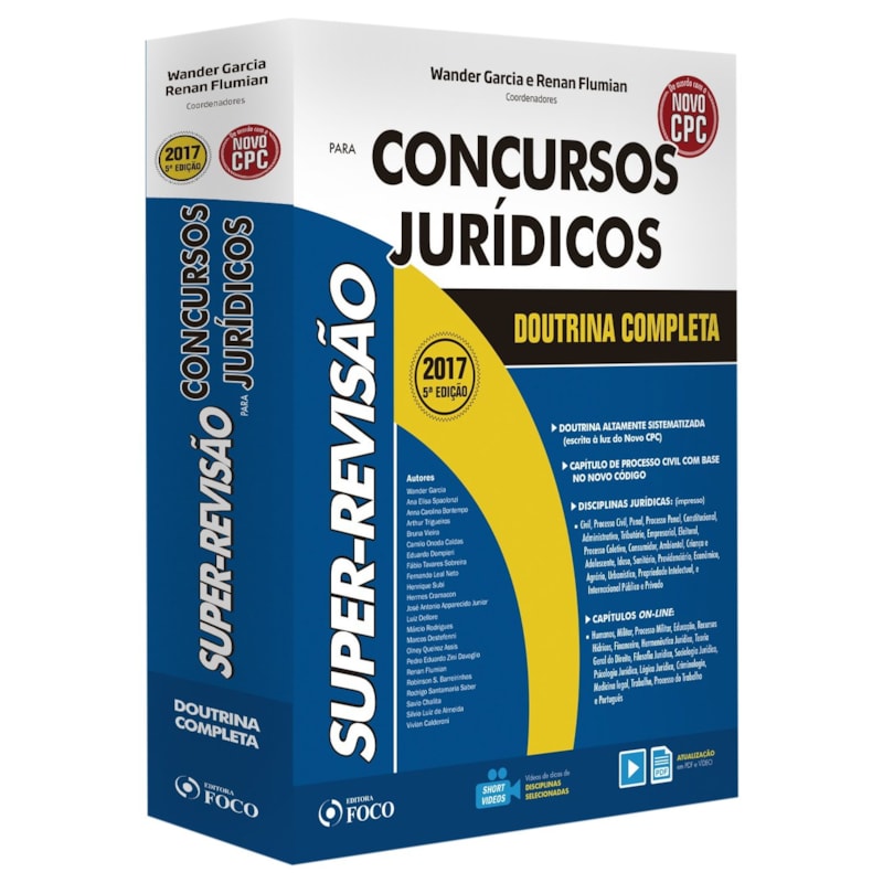 SUPER-REVISÃO - CONCURSOS JURÍDICOS - DOUTRINA COMPLETA
