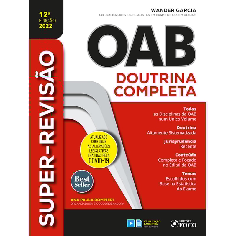 SUPER-REVISÃO OAB - DOUTRINA COMPLETA - 12ª ED - 2022