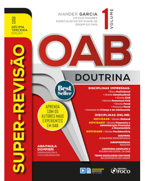 SUPER REVISÃO OAB - DOUTRINA COMPLETA - 13ª ED - 2023 - VOL 1