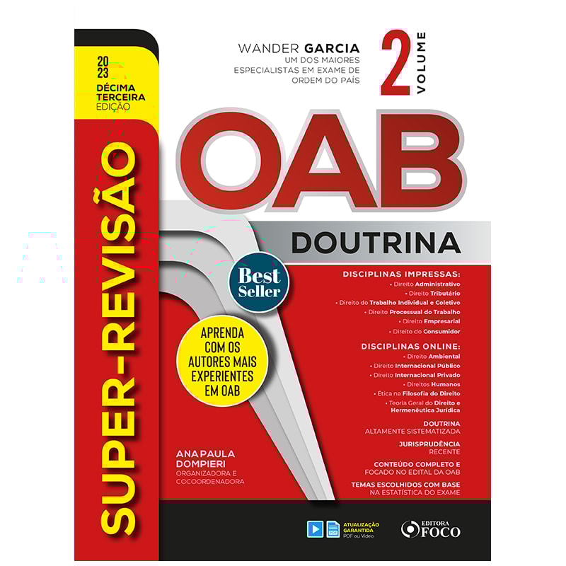 SUPER REVISÃO OAB - DOUTRINA COMPLETA - 13ª ED - 2023 - VOL 2