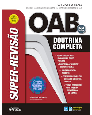 SUPER-REVISÃO OAB - DOUTRINA COMPLETA - 9ª EDIÇÃO - 2019