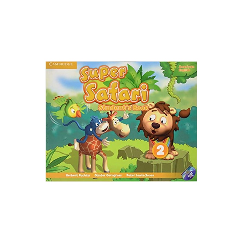 SUPER SAFARI AMERICAN ENGLISH 2 SB WITH DVD-ROM - 1ST ED