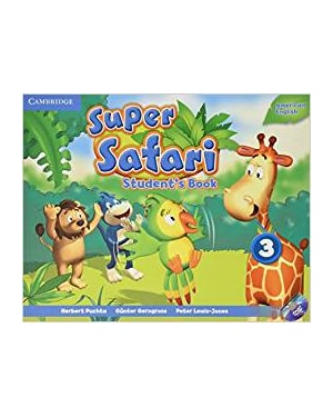 SUPER SAFARI AMERICAN ENGLISH 3 SB WITH DVD-ROM - 1ST ED