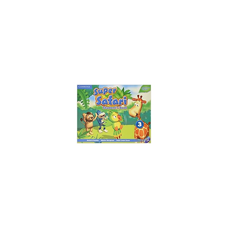 SUPER SAFARI AMERICAN ENGLISH 3 SB WITH DVD-ROM - 1ST ED