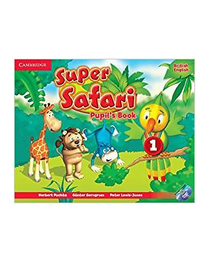 SUPER SAFARI BRITISH ENGLISH 1 PB WITH DVD-ROM - 1ST ED