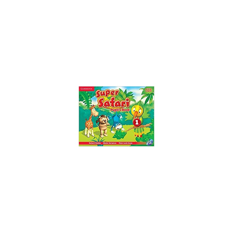 SUPER SAFARI BRITISH ENGLISH 1 PB WITH DVD-ROM - 1ST ED