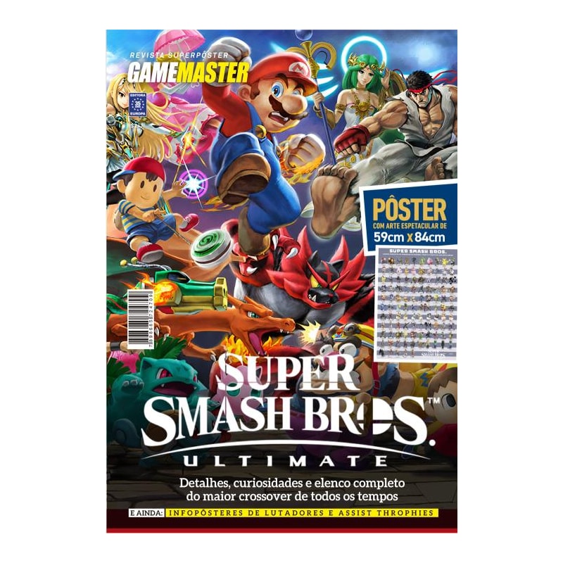 SUPER SMASH BROS ULTIMATE - ARTE B - SUPERPÔSTER GAME MASTER