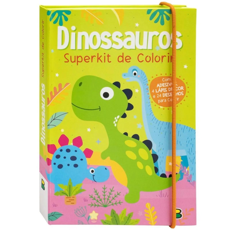 SUPERKIT DE COLORIR - DINOSSAUROS