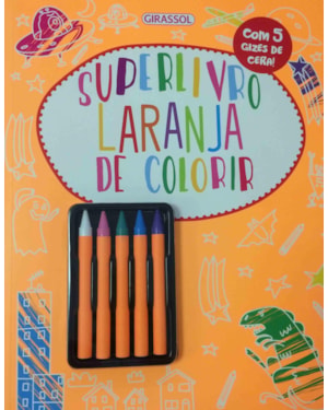 Superlivro laranja de colorir