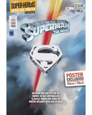 SUPERMAN 1978 - ARTE A - SUPERPÔSTER MUNDO DOS SUPER-HERÓIS