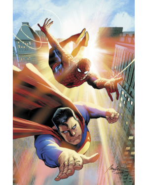 Superman/homem-aranha - capa variante 01