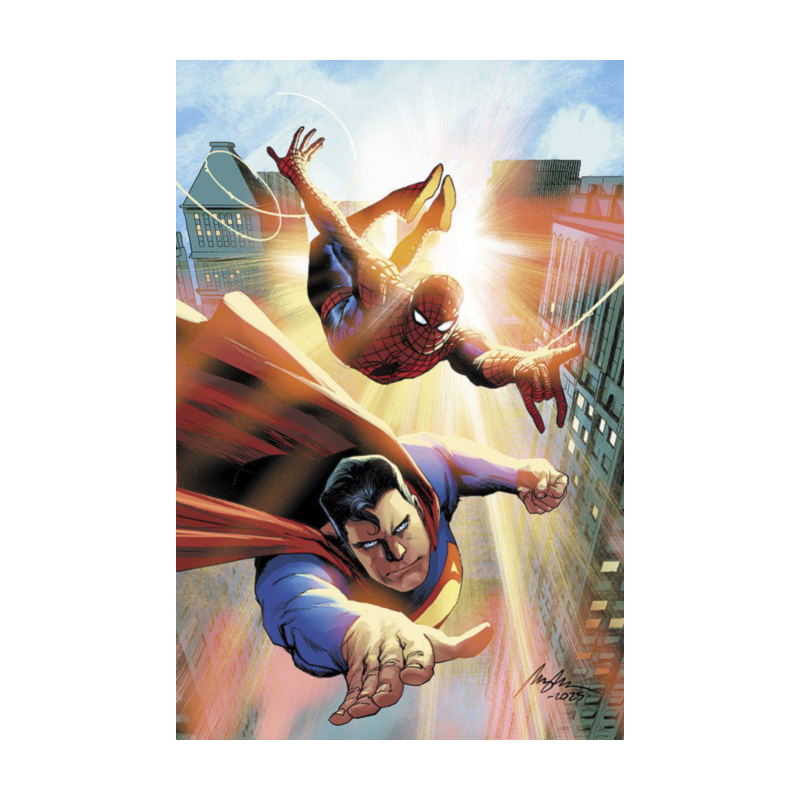 Superman/homem-aranha - capa variante 01