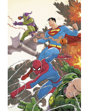 Superman/homem-aranha - capa variante 02
