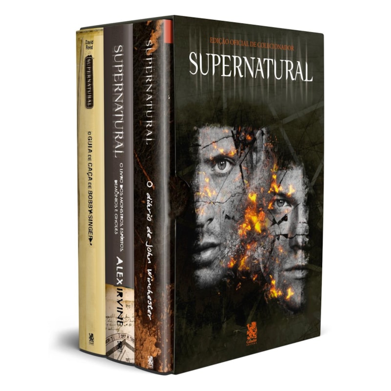 SUPERNATURAL - EDIÇÃO OFICIAL DE COLECIONADOR COM 3 LIVROS EDIÇÃO DE LUXO + ECOBAG EXCLUSIVA