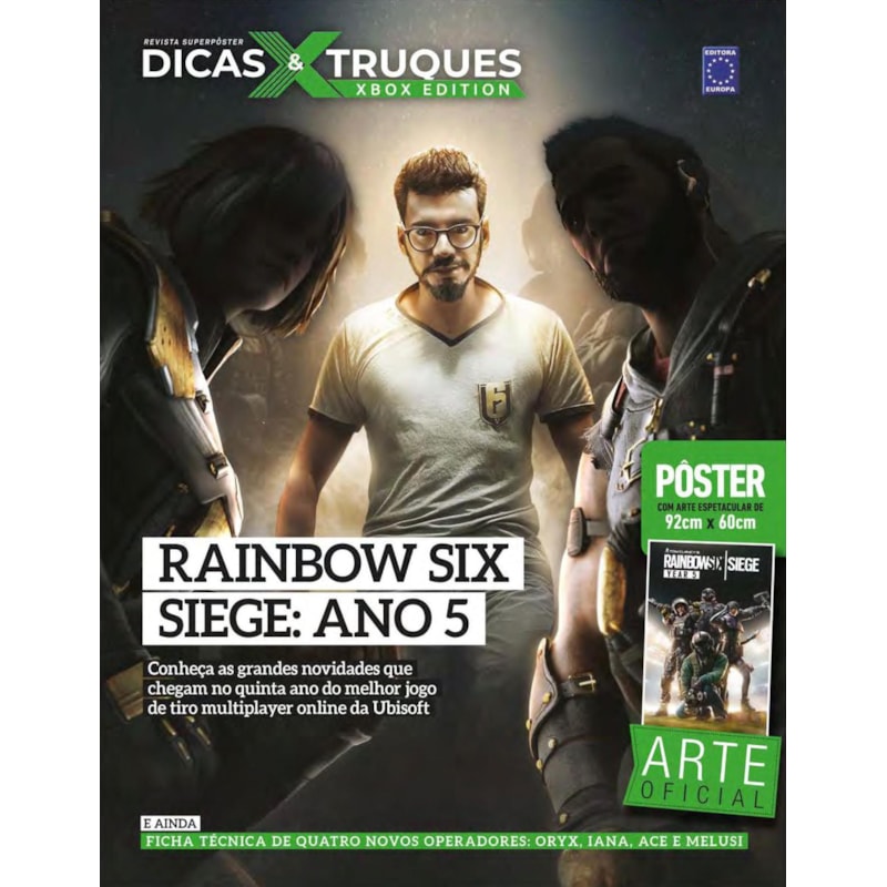 SUPERPÔSTER DICAS E TRUQUES XBOX EDITION - RAINBOW SIX SIEGE: ANO 5