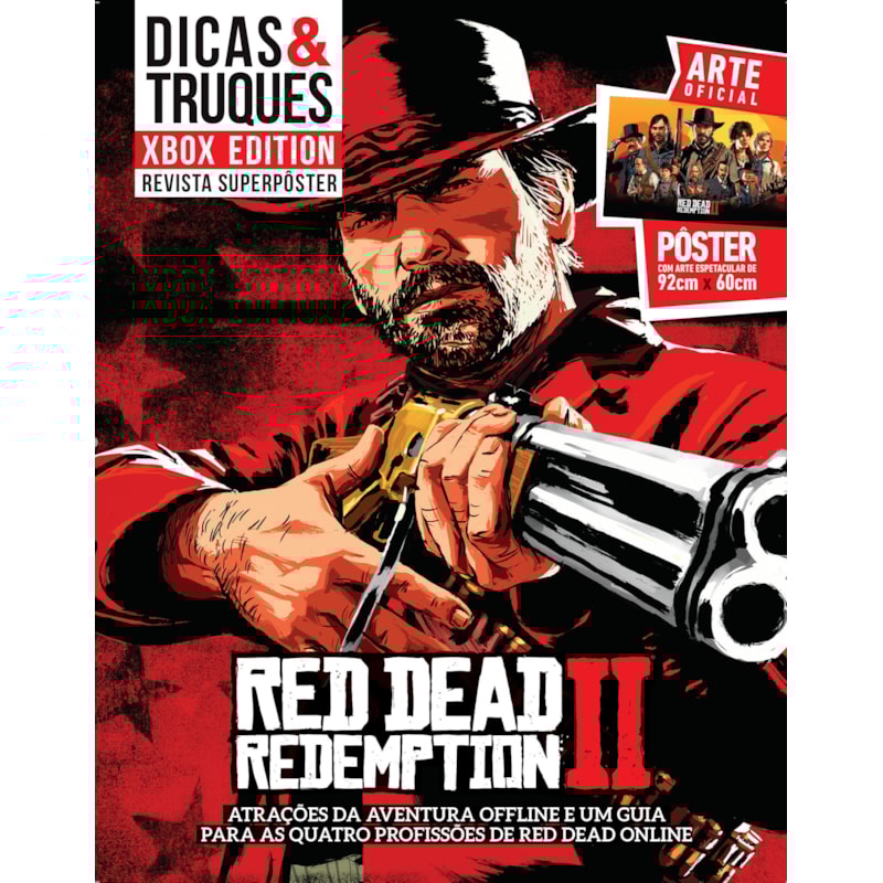 SUPERPÔSTER DICAS E TRUQUES XBOX EDITION - RED DEAD REDEMPTION II