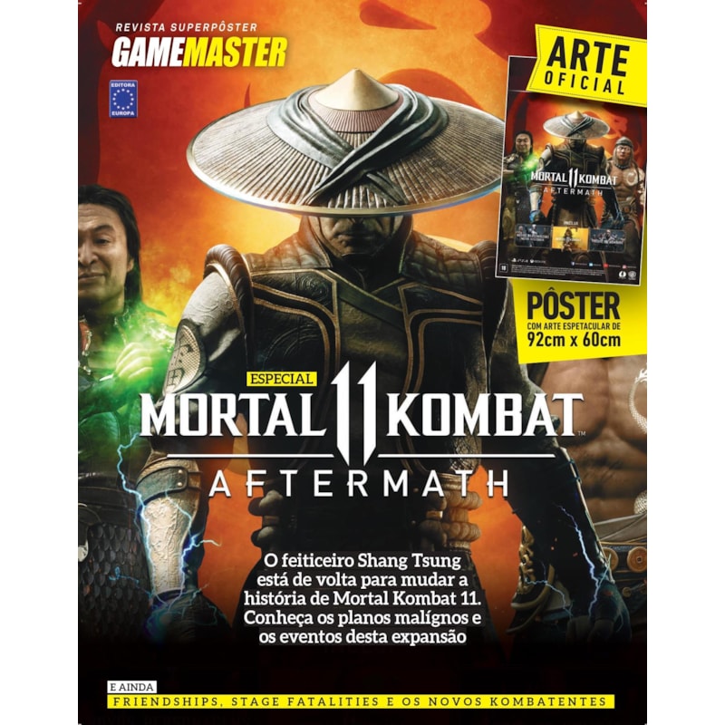 SUPERPÔSTER GAME MASTER - MORTAL KOMBAT 11 AFTERMATH