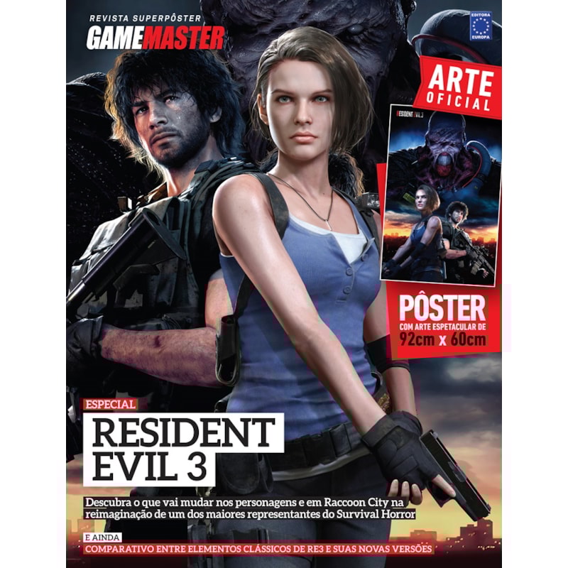 SUPERPÔSTER GAME MASTER - RESIDENT EVIL 3
