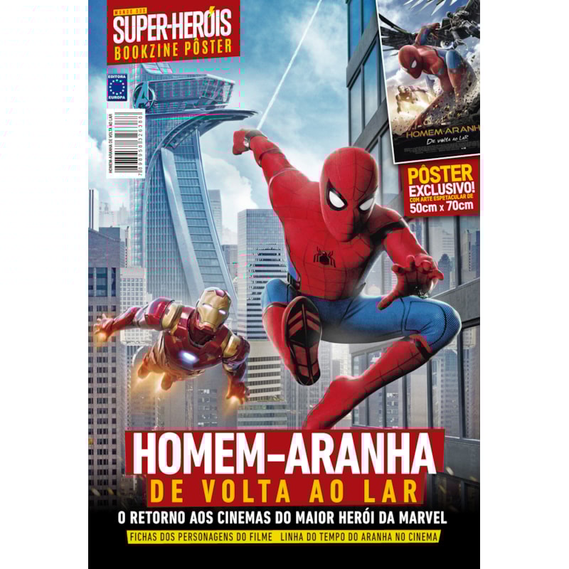 SUPERPÔSTER MUNDO DOS SUPER-HERÓIS - HOMEM ARANHA: DE VOLTA AO LAR