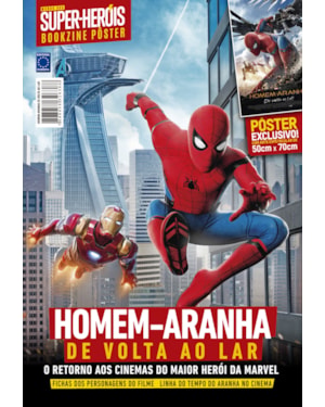SUPERPÔSTER MUNDO DOS SUPER-HERÓIS - HOMEM ARANHA: DE VOLTA AO LAR
