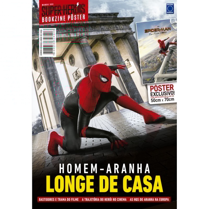 SUPERPÔSTER MUNDO DOS SUPER-HERÓIS - HOMEM ARANHA: LONGE DE CASA