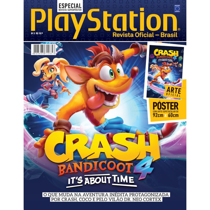 SUPERPÔSTER PLAYSTATION - CRASH BANDICOOT 4
