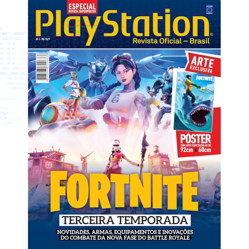 SUPERPÔSTER PLAYSTATION - FORTNITE TERCEIRA TEMPORADA