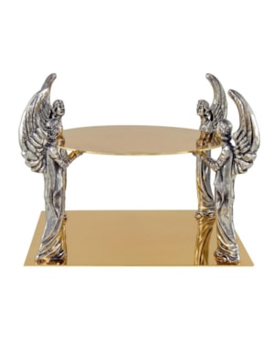 SUPORTE PARA OSTENSÓRIO ANJOS ADORADORES 20CM DE ALTURA