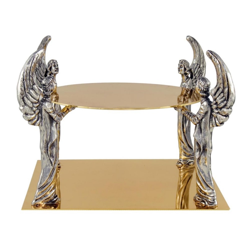 SUPORTE PARA OSTENSÓRIO ANJOS ADORADORES 20CM DE ALTURA