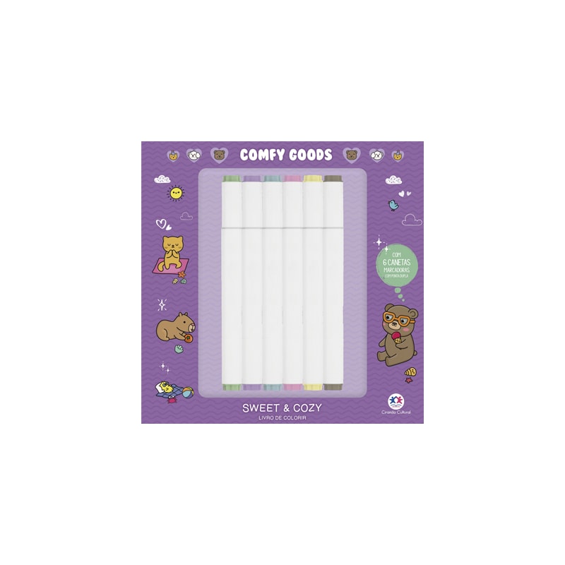 SWEET AND COZY - PARA COLORIR COM CANETINHAS