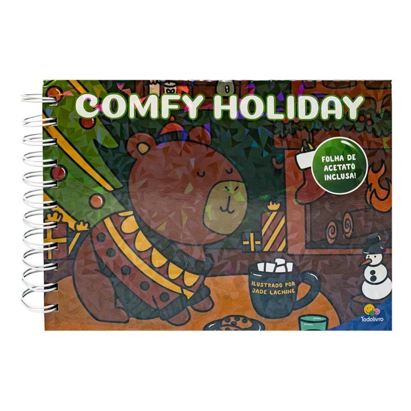 Sweet Coloring Book by Jade: Comfy Holiday