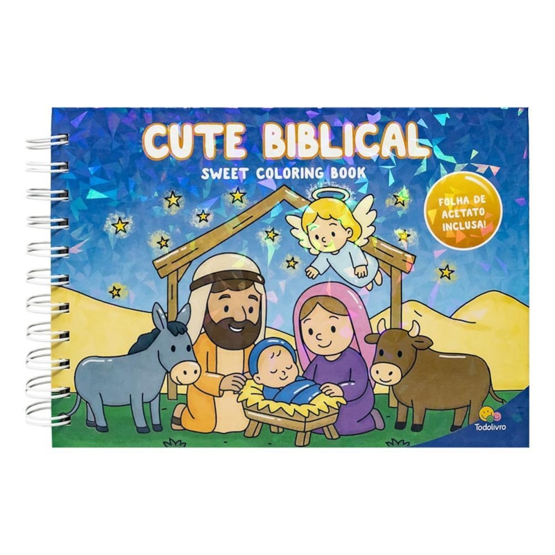 Sweet Coloring Book: Cute Biblical