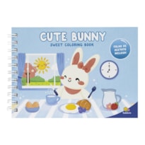 Sweet Coloring Book: Cute Bunny