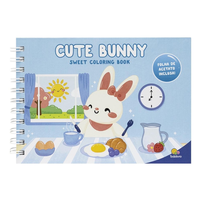 Sweet Coloring Book: Cute Bunny