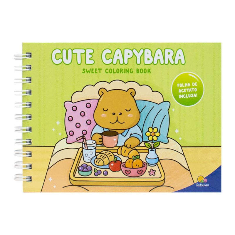 SWEET COLORING BOOK: CUTE CAPYBARA