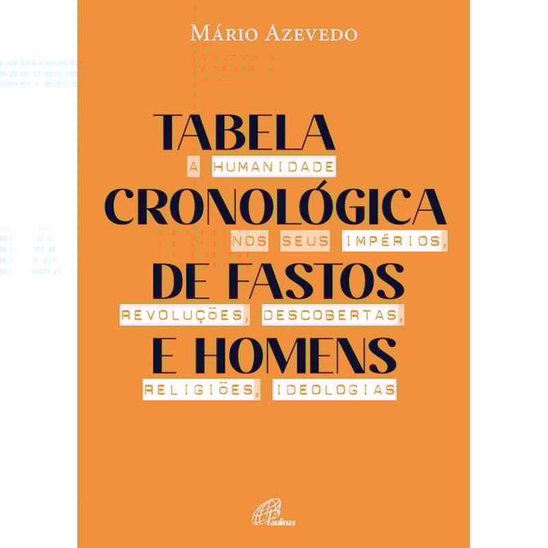 TABELA CRONOLÓGICA DE FASTOS E HOMENS