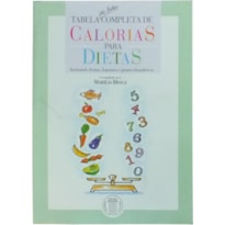 Tabela de bolso completa de calorias para dietas