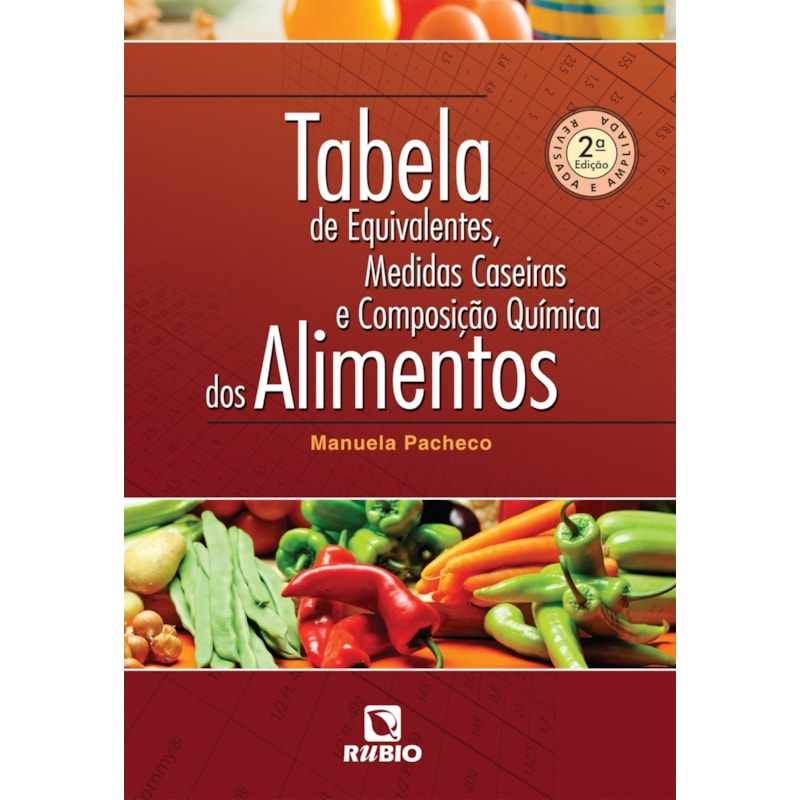 Tabela de equivalentes, medidas caseiras e composição química dos alimentos