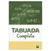 TABUADA COMPLETA - KIT C/10 UND.