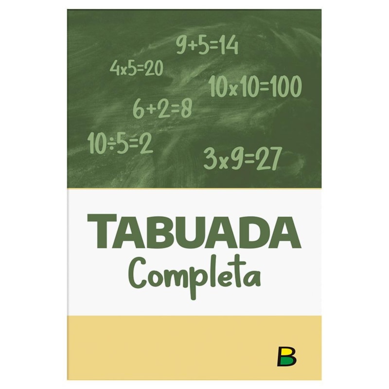TABUADA COMPLETA - KIT C/10 UND.