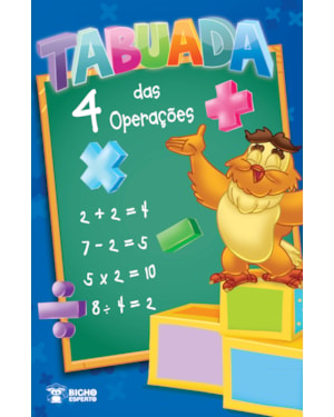 TABUADA DAS 4 OPERACOES COM 8 LIVROS