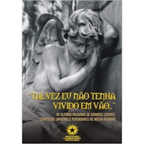 TALVEZ EU NÃO TENHA VIVIDO EM VÃO