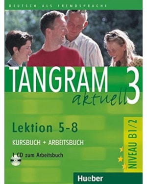 TANGRAM AKTUELL 3 KURSBUCH + ARBEITSBUCH - LEKTION 5-8 MIT CD (TEXTO + EXERC.)