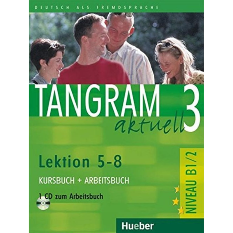 TANGRAM AKTUELL 3 KURSBUCH + ARBEITSBUCH - LEKTION 5-8 MIT CD (TEXTO + EXERC.)
