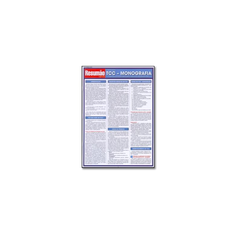 TCC - MONOGRAFIA - RESUMAO ESPECIAL