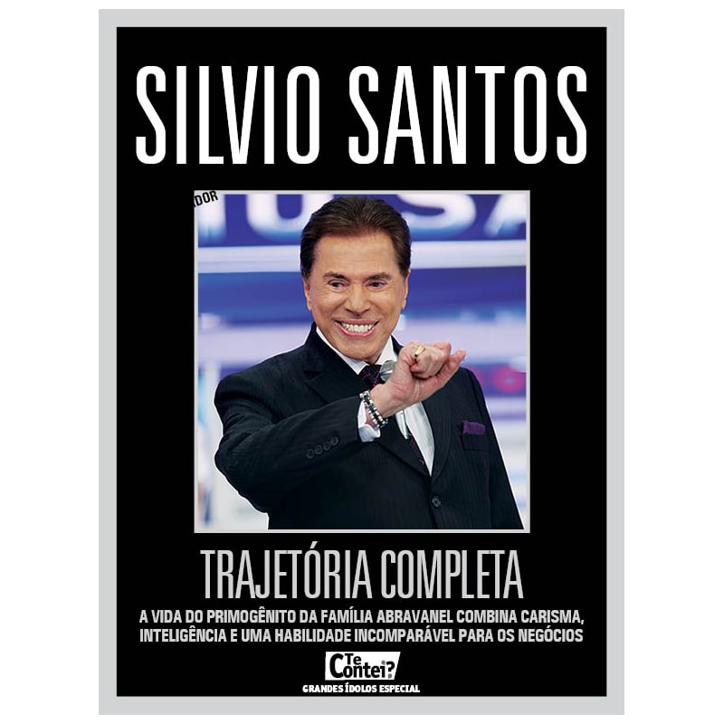 TE CONTEI - GRANDES ÍDOLOS - ESPECIAL - LUXO CAPA HOLOGRÁFICA: SILVIO SANTOS TRAJETÓRIA COMPLETA ESPECIAL LUXO
