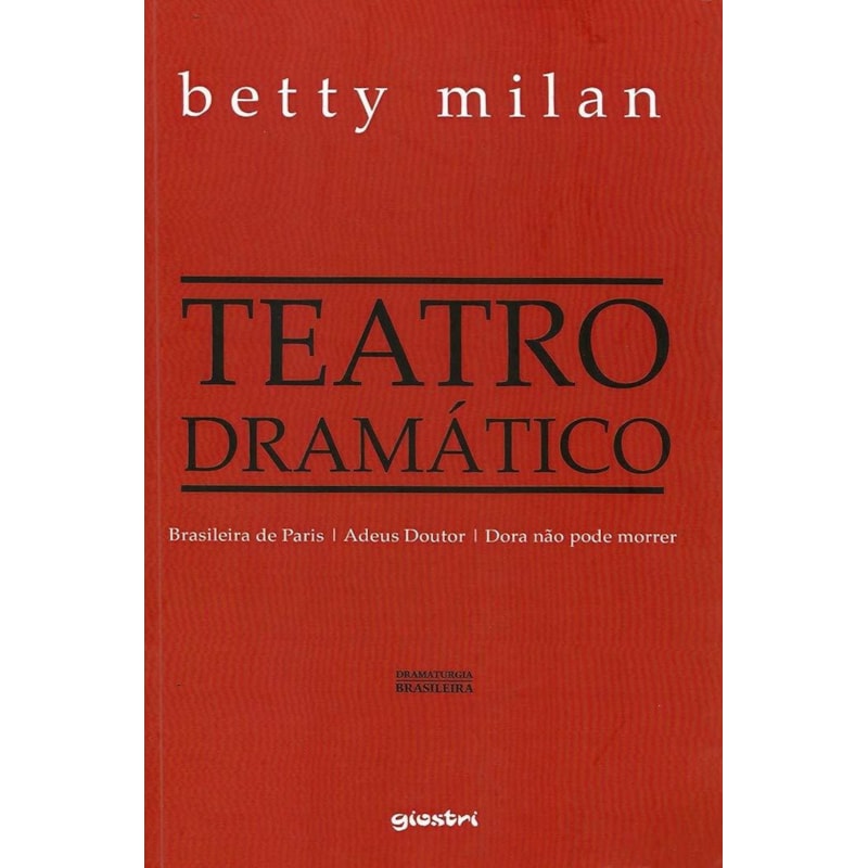 TEATRO DE BETTY MILAN - TEATRO DRAMATICO E TEATRO LIRICO - 1