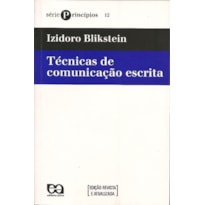 TECNICAS DE COMUNICACAO ESCRITA - 22ª