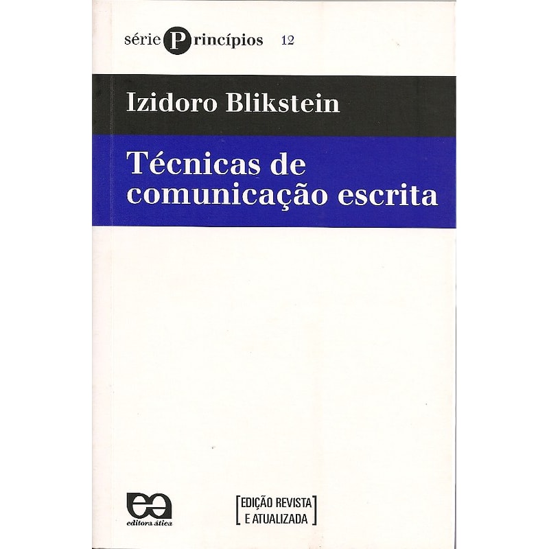 TECNICAS DE COMUNICACAO ESCRITA - 22ª