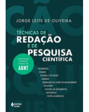 TÉCNICAS DE REDAÇÃO E DE PESQUISA CIENTÍFICA
